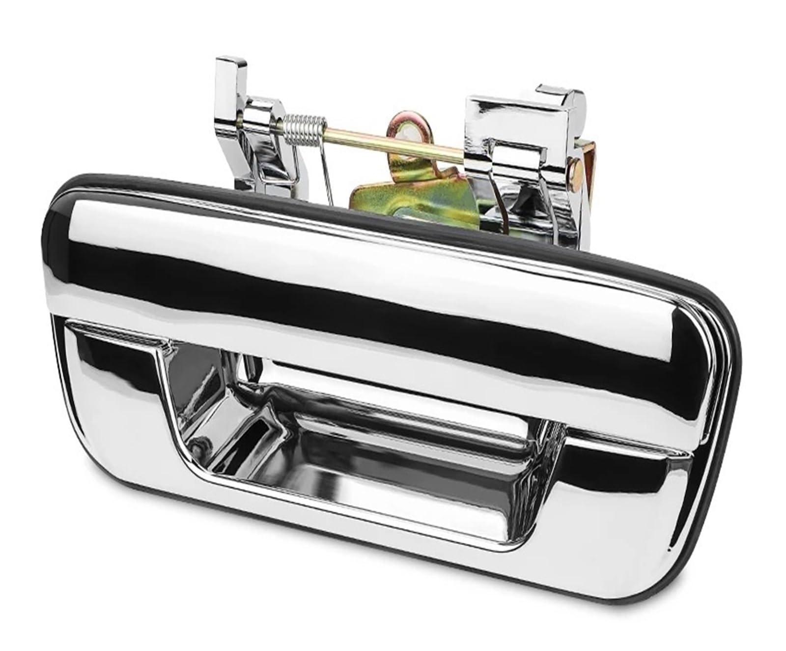 HILLAR Door Outer Handle for Holden for Colorado for Rodeo 2003-2012 Auto Tailgate Handle No Keyhole(Chrome)