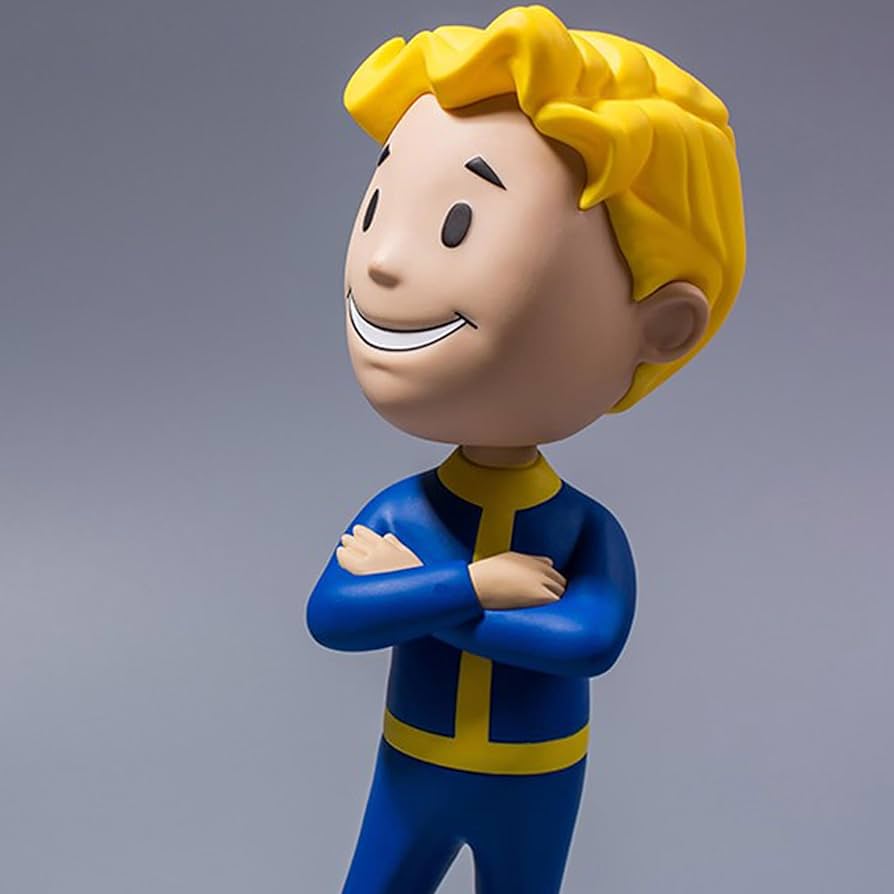 Amazon.com: Gaming Heads Fallout 4 Bobble-Head Vault Boy 111