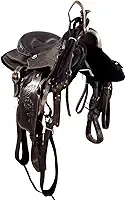 Sela de Cavalo Americana Quarto de Milha Tradicional Marrom 16 Polegadas