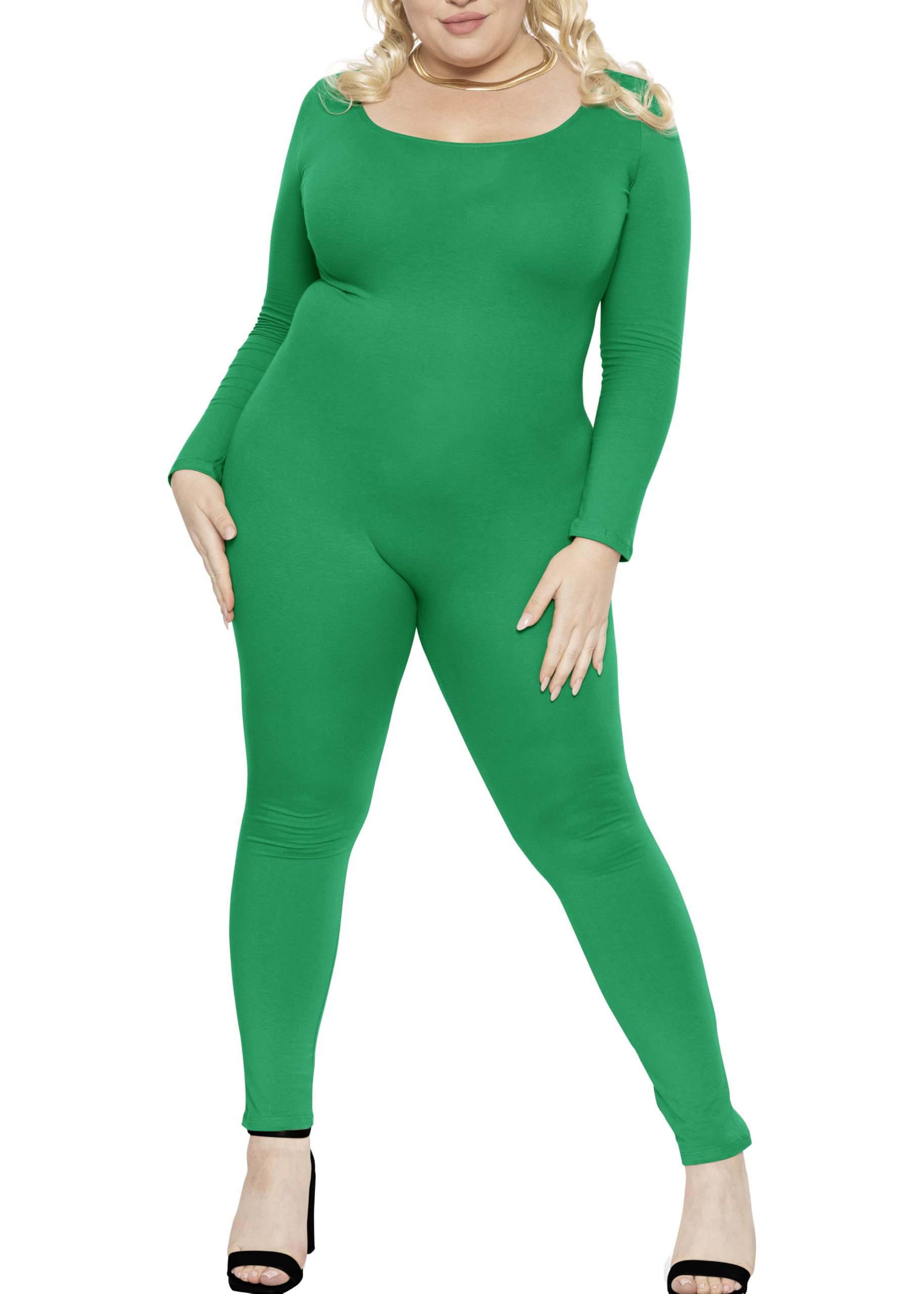 STRETCH IS COMFORT Womens Plus Size Tank Unitard Athletic Rompers For Women