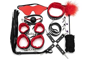Sex Bondage Restraints BDSM Kit Adjustable for Adults Play Set