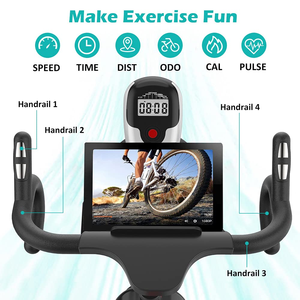 dripex indoor cycling magnetic resistance exercise bike