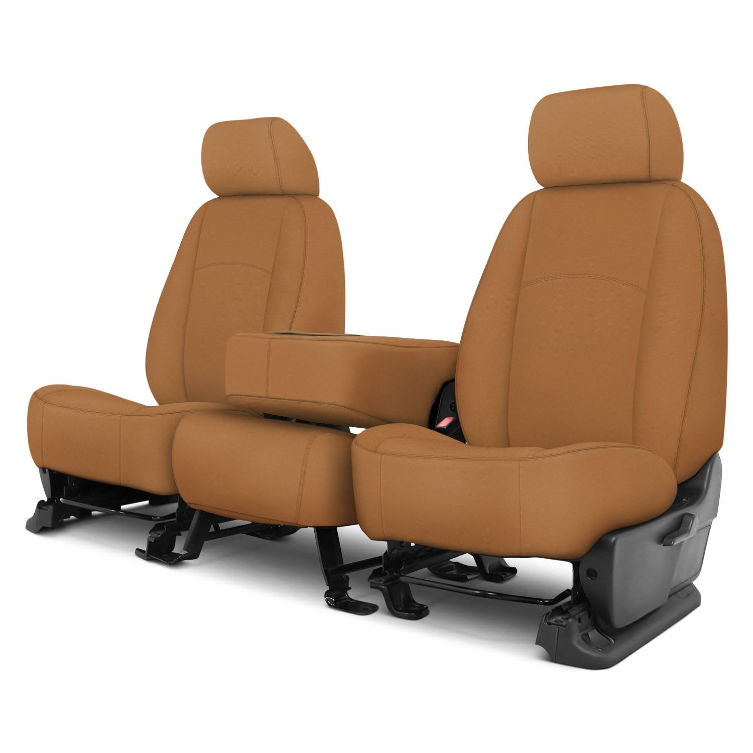 Covercraft Carhartt SeatSaver Custom Seat Covers | SSC3475CABN | 1st Row 40/20/40 Bench Seat | for Select Chevrolet Silverado/GMC Sierra Models | Brown