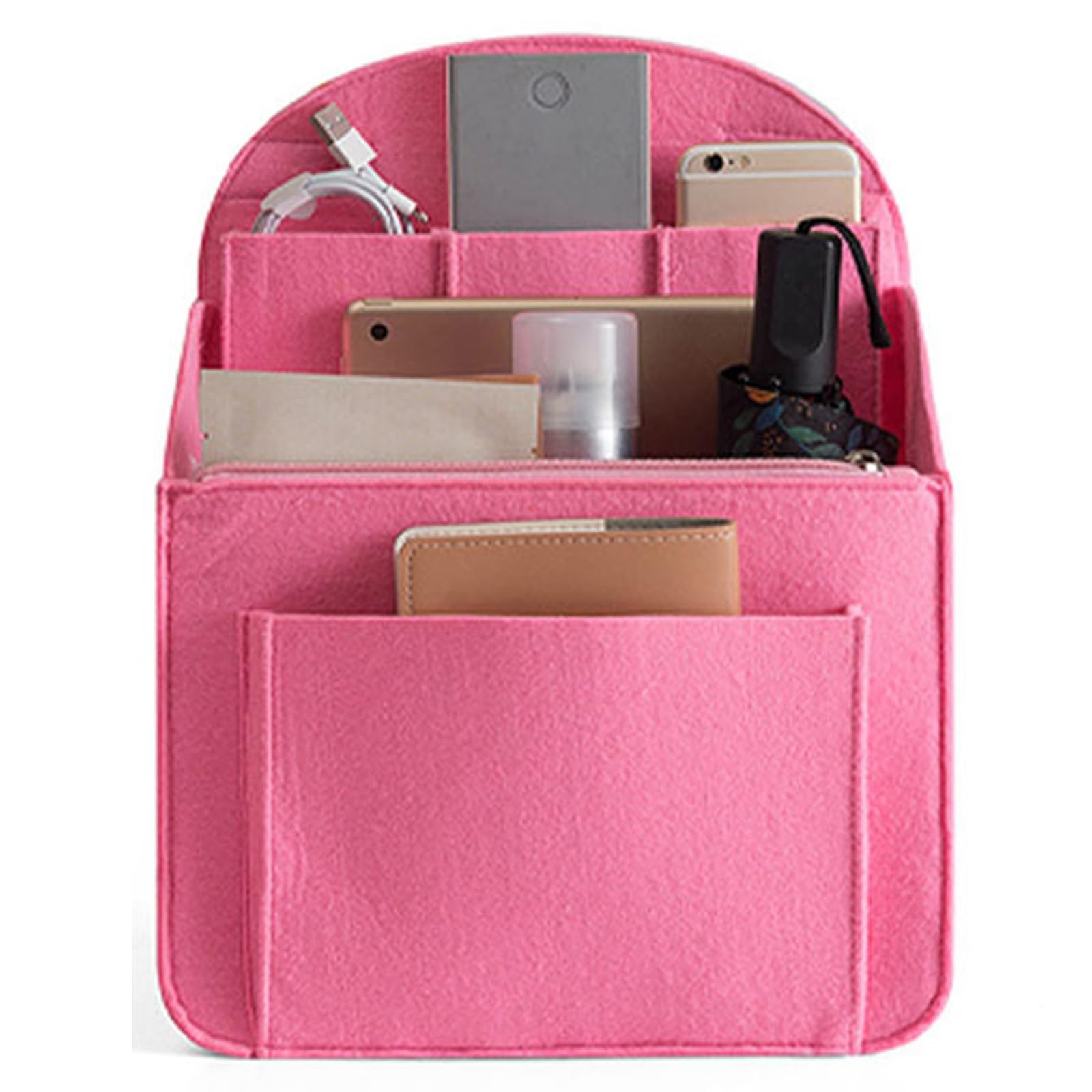 ZBIianxer Bag Handbag Felt Insert Pocket Backpack Organizer Small Divider Large Travel Rucksack Travel Backpack Organizer