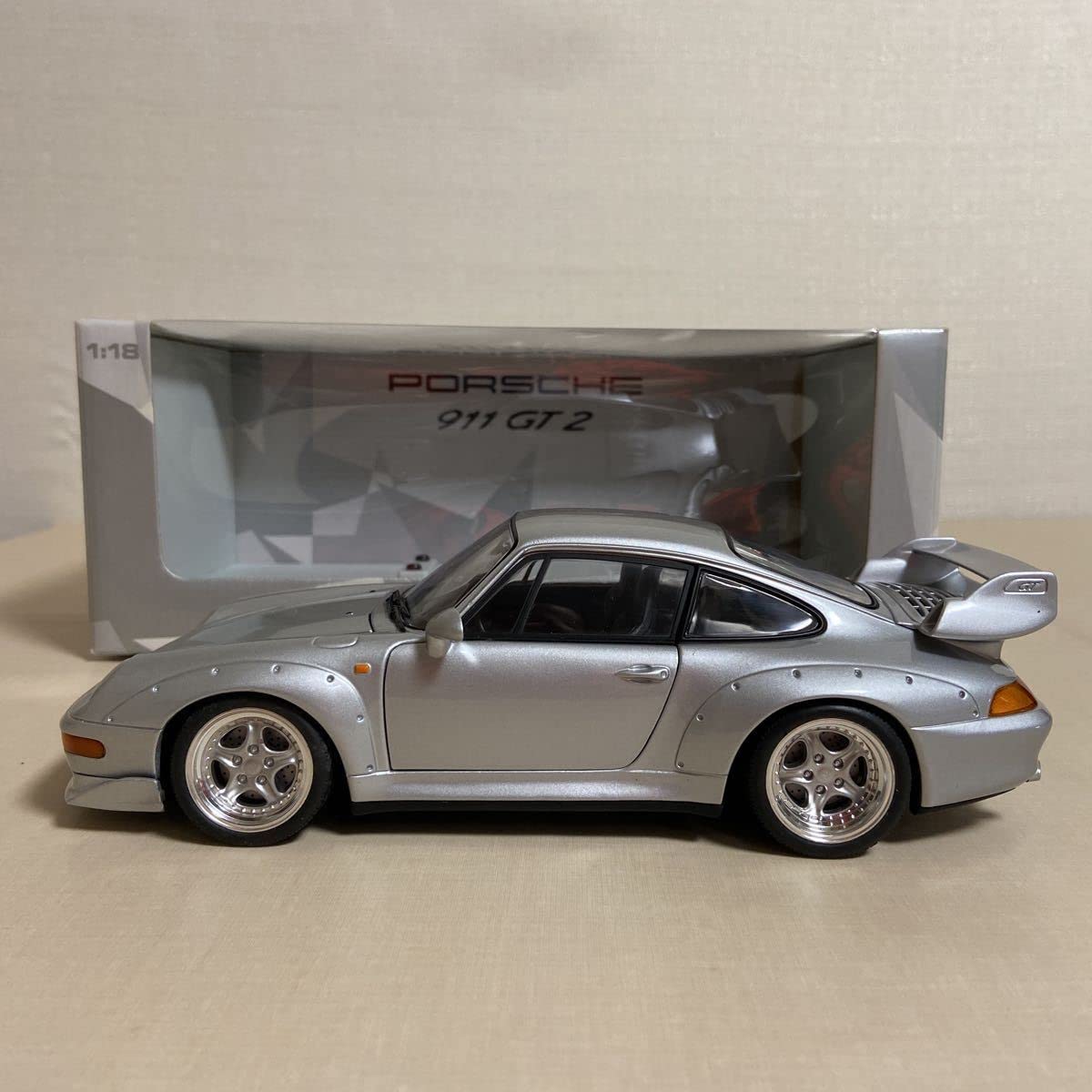 Amazon | UT.models：1/18 ミニカー911 GT2 STREET 1997 (Silver
