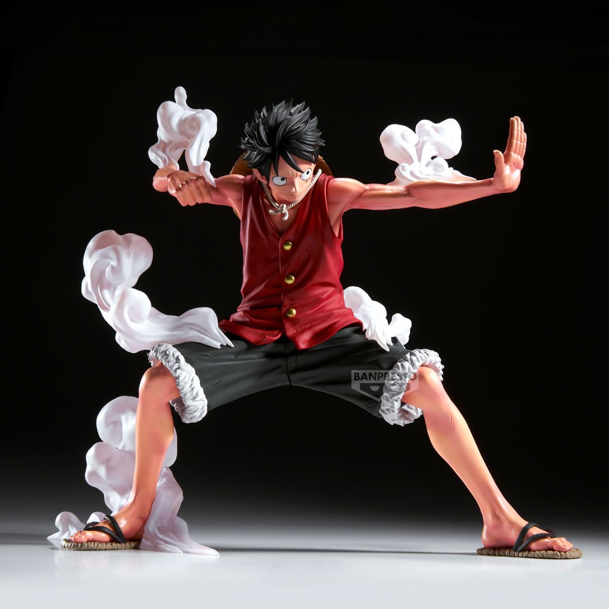 Banpresto Figurka akcji Monkey D. Luffy I One Piece - Maximaticplus 21 cm - PZ71027P wielokolorowa - Figurka kolekcjonerska - Idealna dla fanów anime