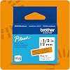Brother Genuine P-Touch Btag BTAGT31 Black on Orange Label Tape ~12in by 13.1ft 12mm x 4m