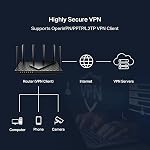 TP-Link AXE5400 Tri-Band WiFi 6E Router (Archer AXE75)- Gigabit Wireless Internet for Gaming, VPN, OneMesh, WPA3