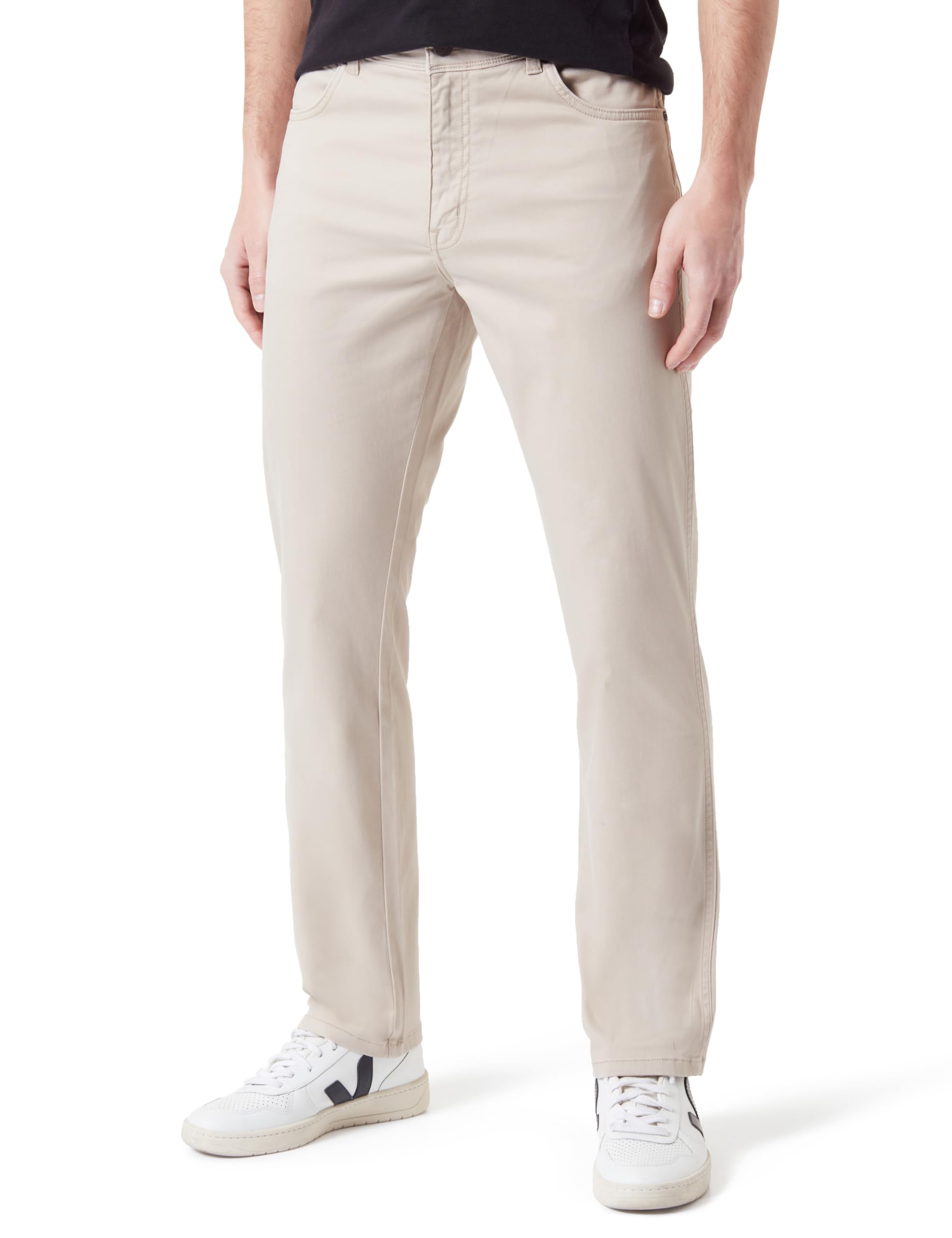 Wrangler Men's Texas Slim Jeans, Plaza Taupe, 38W / 34L