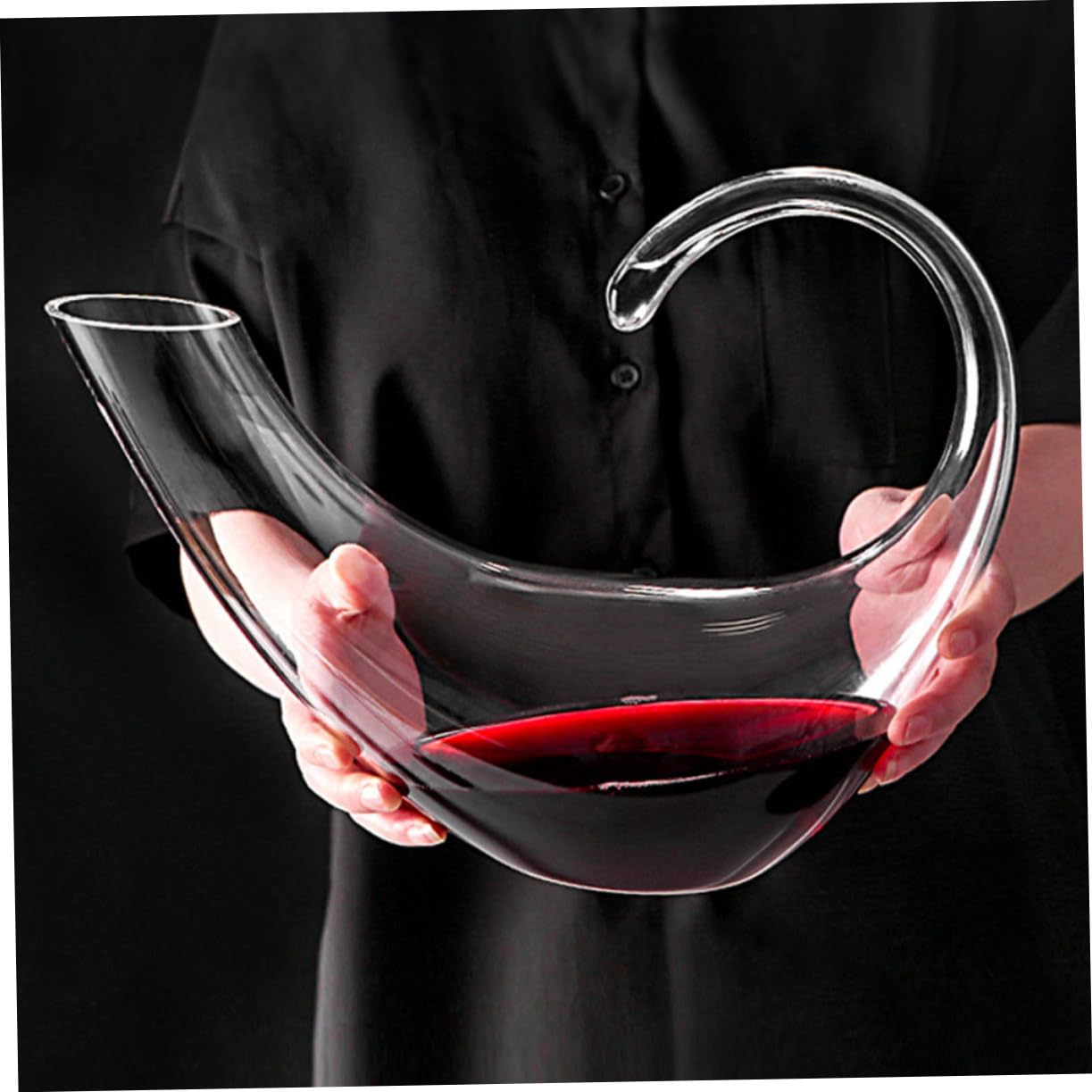 COLLBATH Decanter for Wine Glass Carafe Red Wine Jug for Long-term Storage Sturdy and Sturdy Design