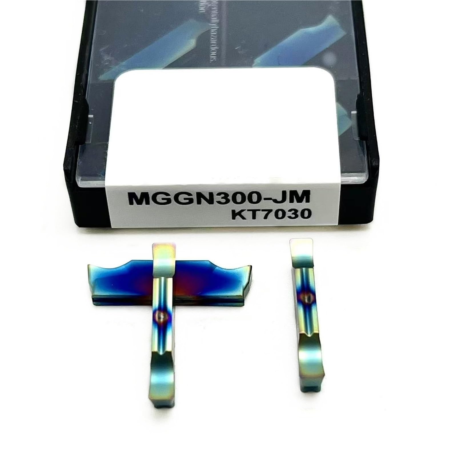 Outil De Tour À Lame En Acier Trempé, Alliage CNC Bleu, 10 Pièces(MGGN300-JM KT7030)