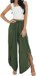 Split thigh pants Clearance