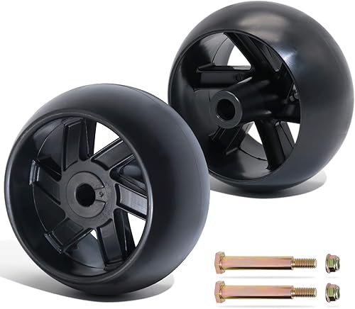 Miniatura 1 de boeray Kit de rueda de cubierta de repuesto Craftsman 133957 AYP MTD 174873 532133957 734-3058 rueda de calibre de cubierta con pernos de hombro,