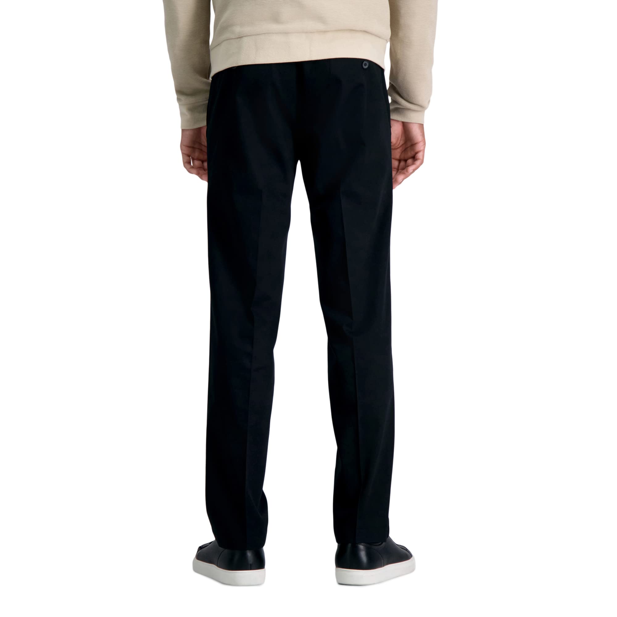 Haggar Premium No Iron Khaki Straight Fit Flat Front Casual Pant - Pantalones Informales Hombre
