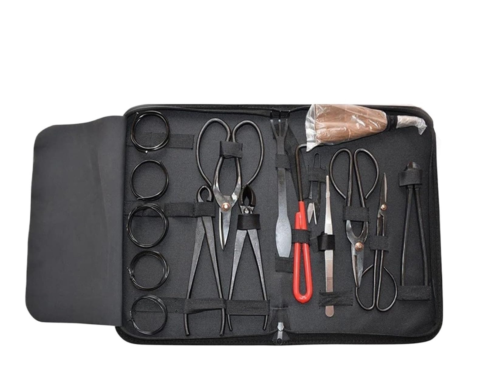 16-teiliges Bonsai-Werkzeug, Cutter, Schere, Topfschere, Beschneidungsset for Zuhause