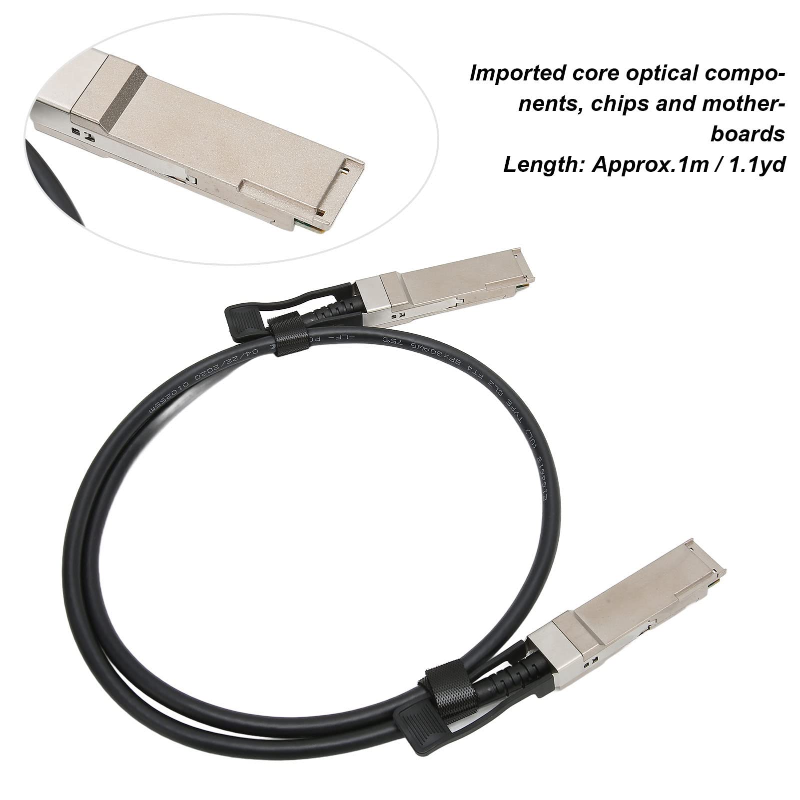 Kabel 100G QSFP28 do bezpośredniego podłączenia, szybka funkcja Plug and Play