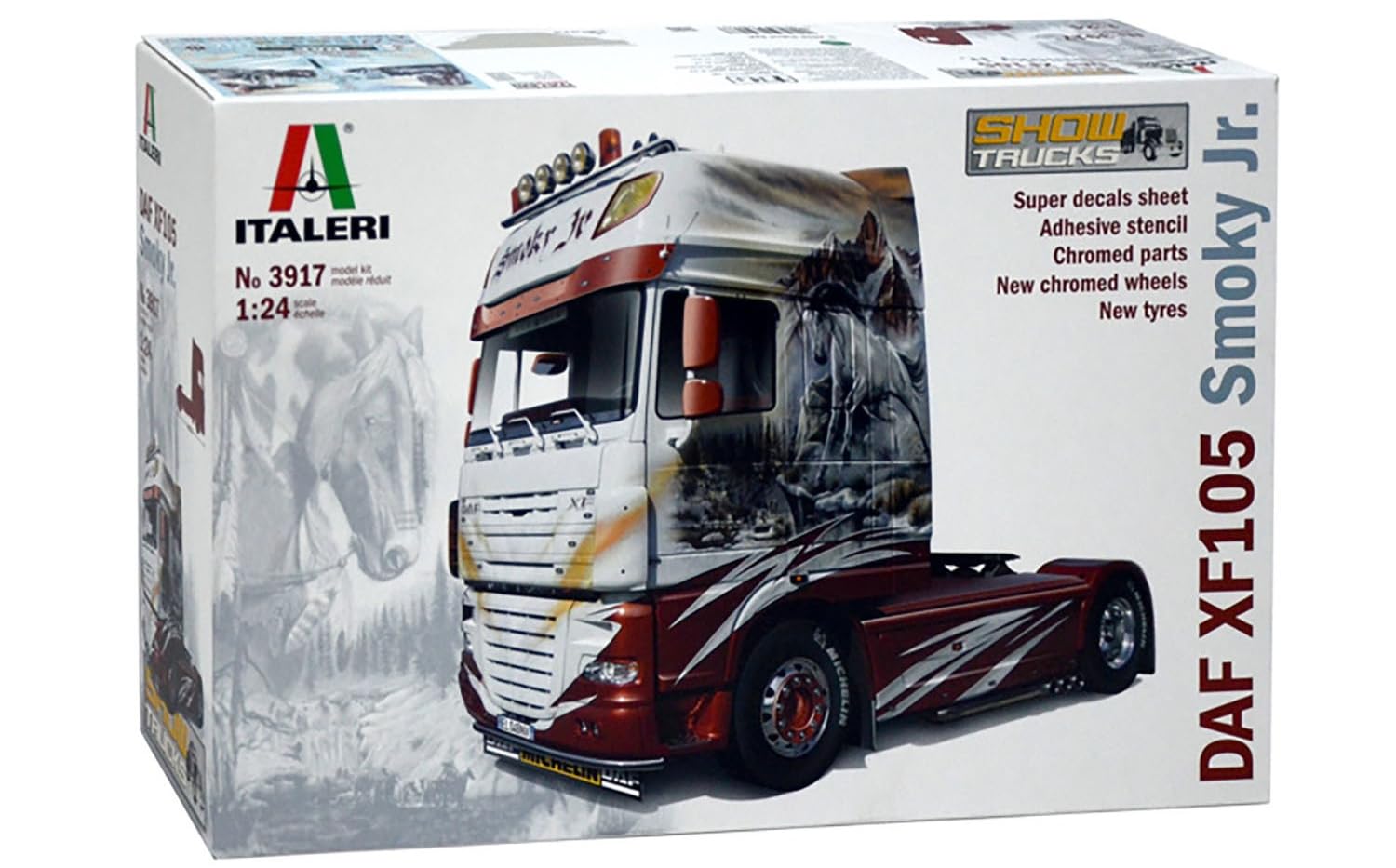 イタレリ 1/24 DAF XF-105 “スモーキーJr." トラクターヘッド プラモデル IT3917 2zzhgl6 Amazon | プラッツ イタレリ 1/24 DAF XF-105 スモーキー Jr