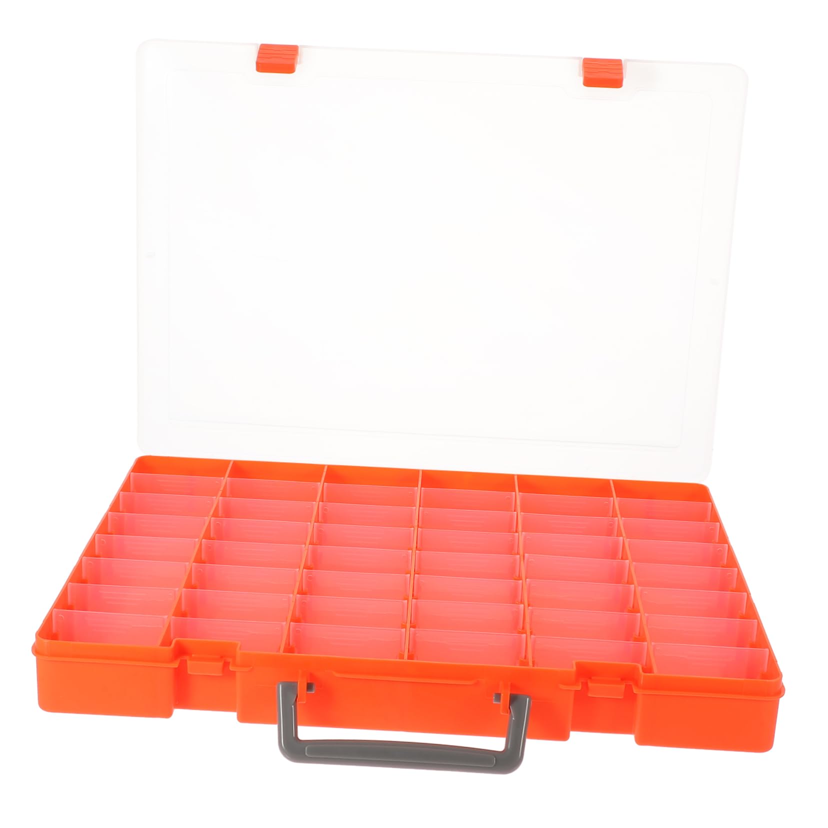 AUTSUPPL Small Storage Box with Compartments Compact Organizer for Flash Drives Beads Keychains and More