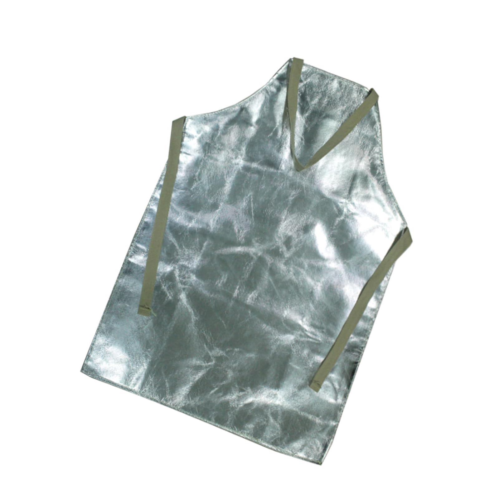 Tablier résistant à la Tablier en aluminium pour hommes, longueur réglable pour environnement de travail à haute température Protections à haute température de cuisine