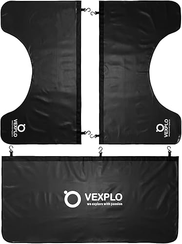 Miniatura 1 de Vexplo Fundas magnéticas para guardabarros automotrices para mecánicos, 3 protectores de guardabarros de doble capa con ganchos e imanes fuertes