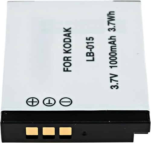 Miniatura 4 de Synergy Digital Baterías para cámara, compatibles con cámara digital Kodak PIXPRO WPZ2, (iones de litio, 3.7V, 1000 mAh), el paquete combinado