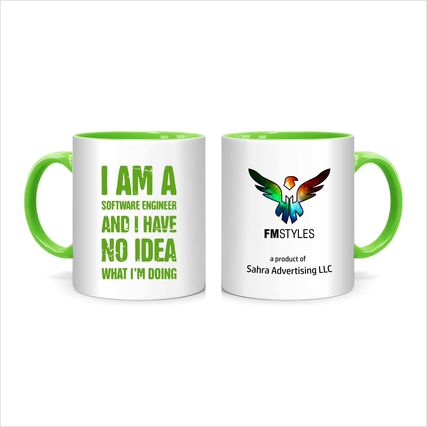 FMstyles I'm a Software Engineer - MUG-GREEN-FMS606