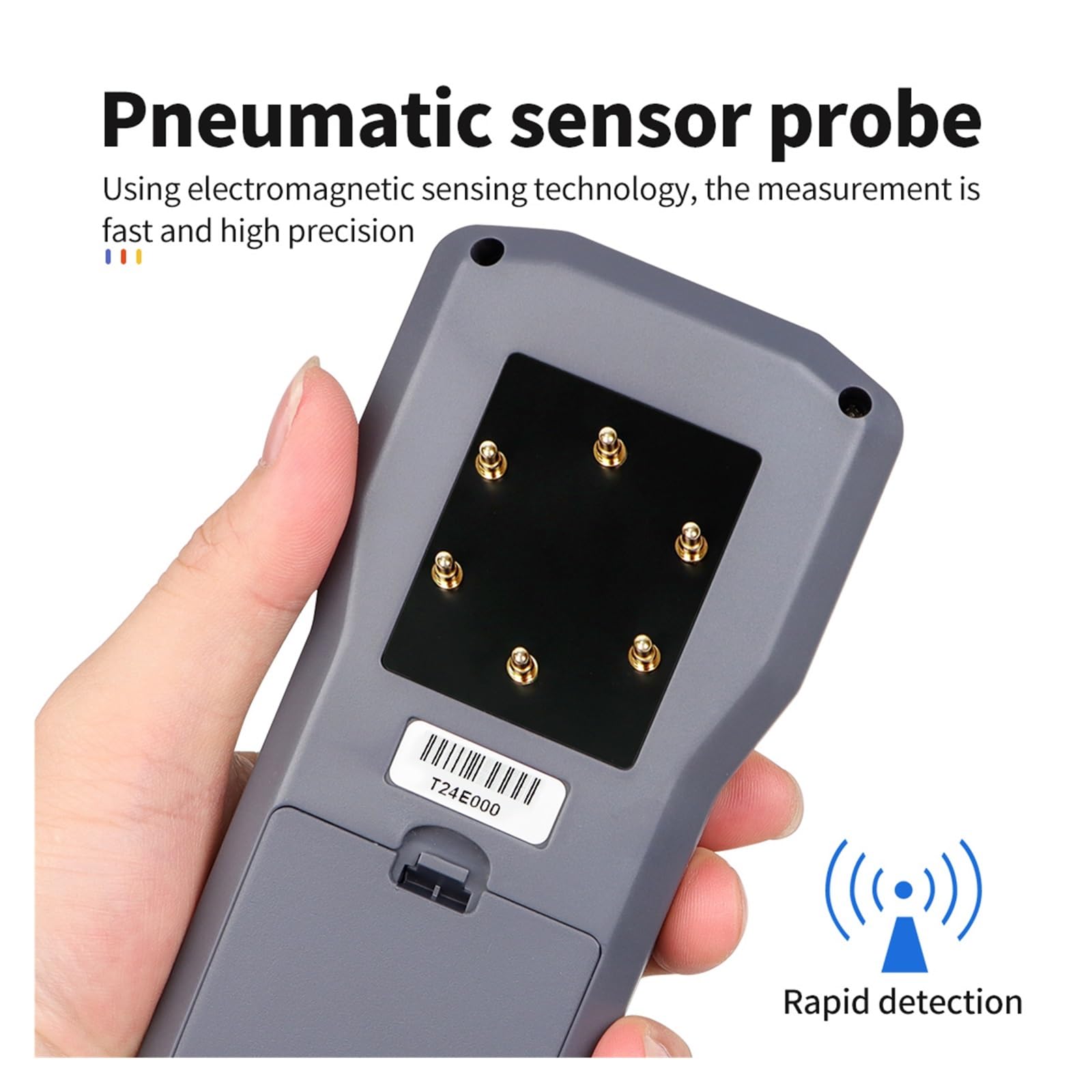Misuratore di umidità, Misuratore portatile pneumatico for test di umidità del pavimento e del terreno, rilevatore di umidità dello 0-70% for pareti in cemento