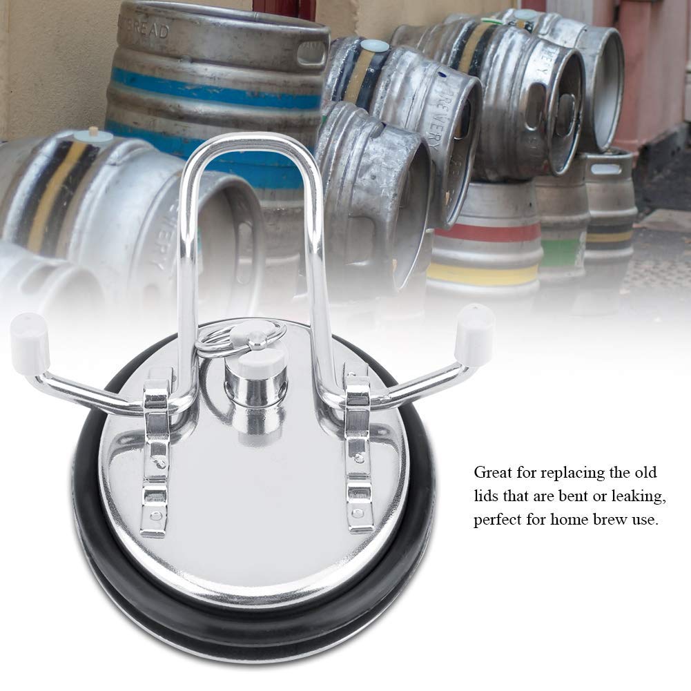 Coperchio di fusta, coperchio di birra in acciaio inossidabile con carbonatazione continua con carbonatazione cotto tacco banale con posta liquida per la birra homebrew kegging