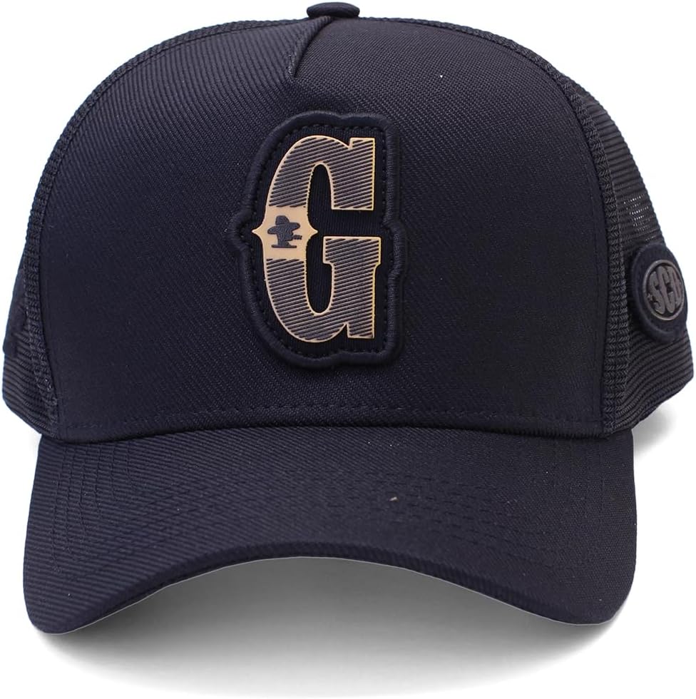 Sacudido's Cap | Alphabet | Changes Color In The Heat | Trucker Cap Adjustable For Men Women (US, Alpha, One Size, G - Black)