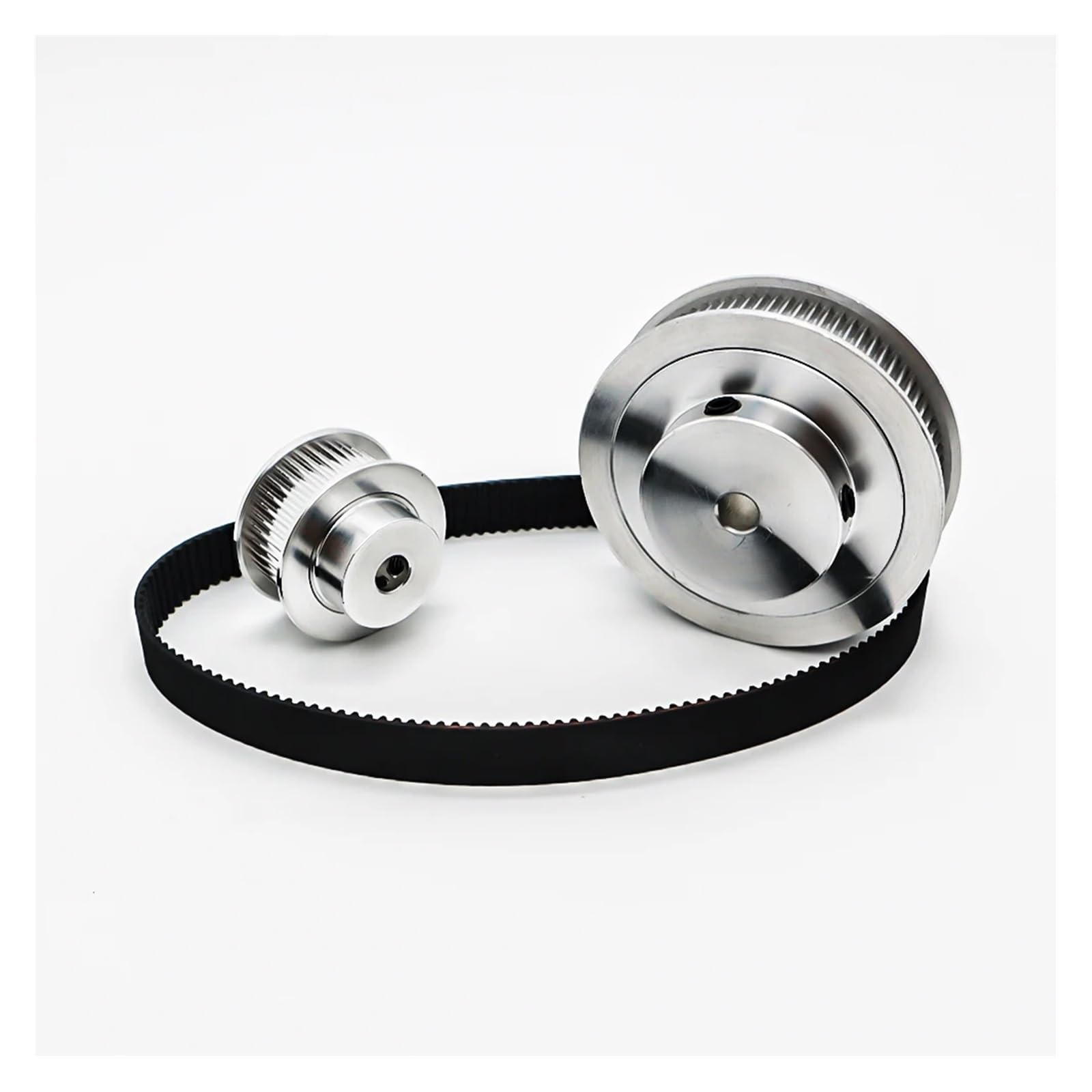 Courroie Kit Poulie Courroie Distribution 20T 60T HTD 300CM Largeur 15mm, Réduction 1:3 Roues Synchrones 20 Dents Kit 300CM 60 Dents Transmission Courroies(10mm,20T 5MM_LENGTH 417MM)