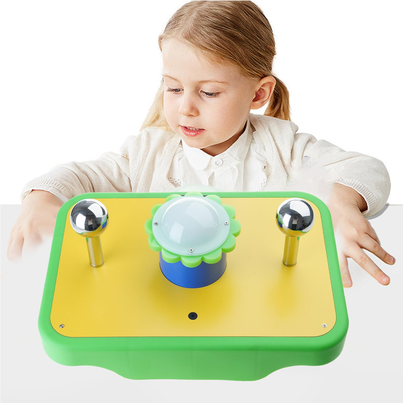 Appareil d'expérimentation conductrice, instrument d'expérimentation d'électricité pour démontrer la conductivité du corps humain, boule conductrice