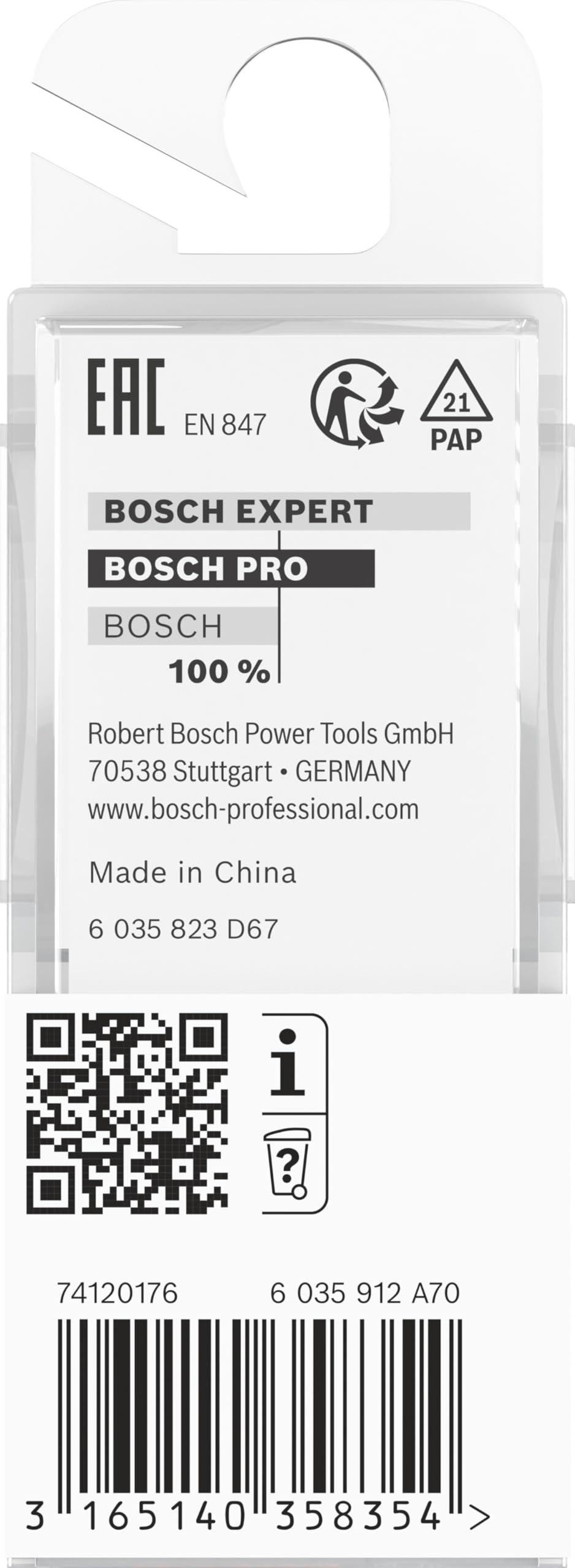 Bosch Professional Frez prosty Standard for Wood (do drewna, Ø 12 mm, Długość robocza 32 mm, Akcesoria frezarek ręcznych)