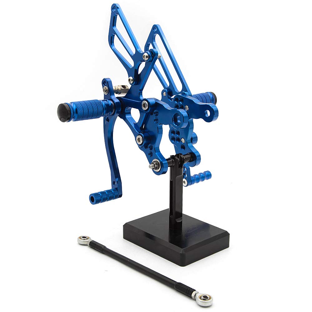 FXCNC Racing Billet Repose-pieds Arrière Entièrement Réglables Pour Moto CBR900RR 893cc (SC28) 92-95, CBR919RR (SC33) 96-99, CBR400RR NC29 93-99