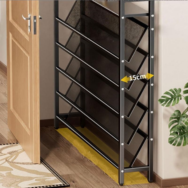 Multi Layer Door Storage Rack for Living Room Shoe for Home Use