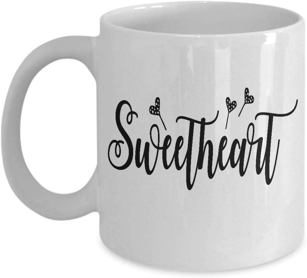 Amazon.com | mmandiDESIGNS Sweetheart Coffee Mug Perfect Male or Female ...