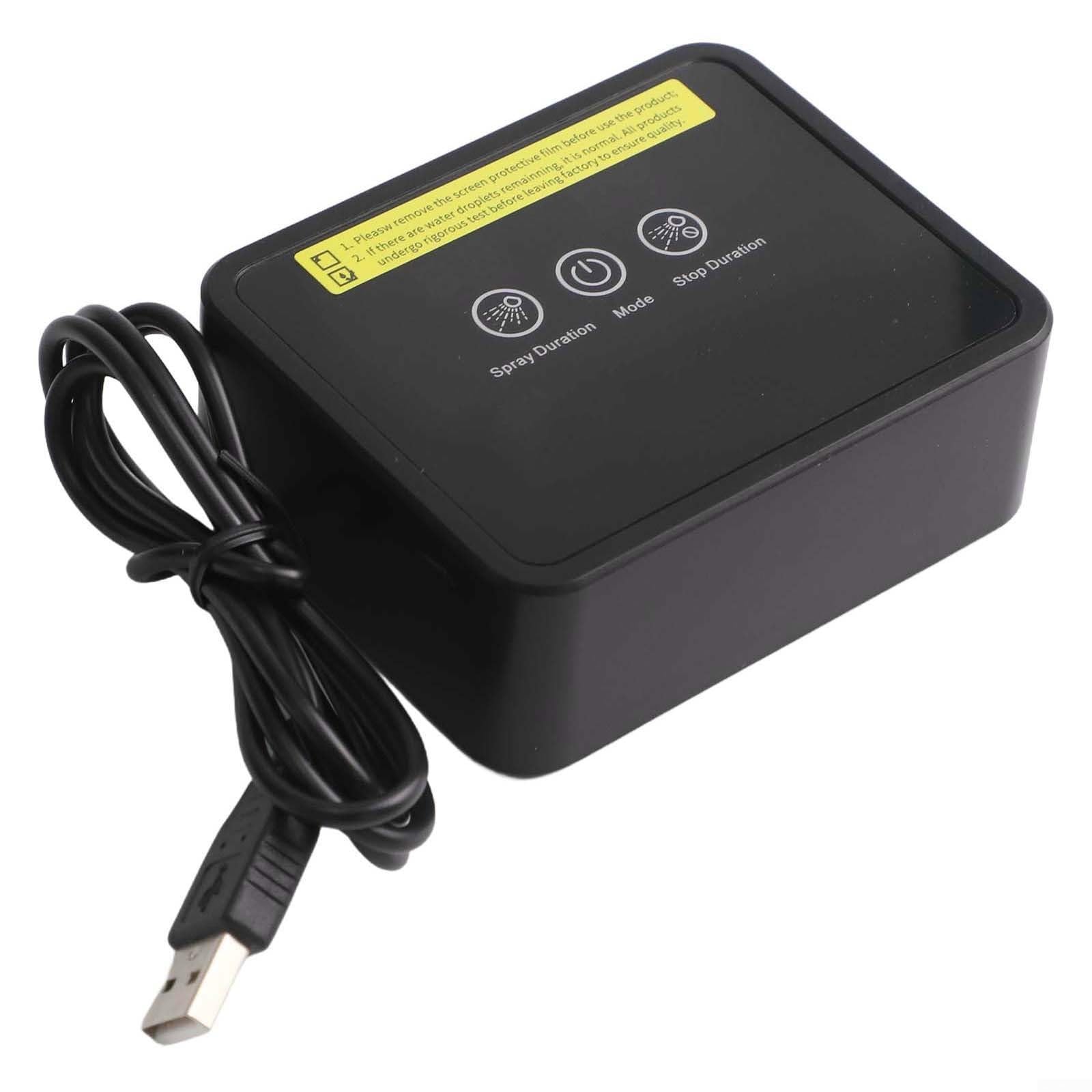 Humidificador inteligente de reptiles con nebulización automática para sistema con temporizador para terrarios, vivero, paludario, 2 boquillas