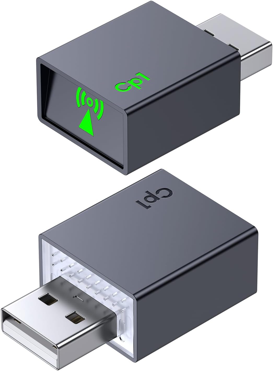 Wireless CarPlay Adapter for Apple,Mini iPhone Car Play Wireless Adapters,Convert Wired to Wireless Bluetooth Carplay Adapter,Auto Connect for iOS 10+&Cars from 2016 (USB,5.8GHz WiFi & Bluetooth 5.0)