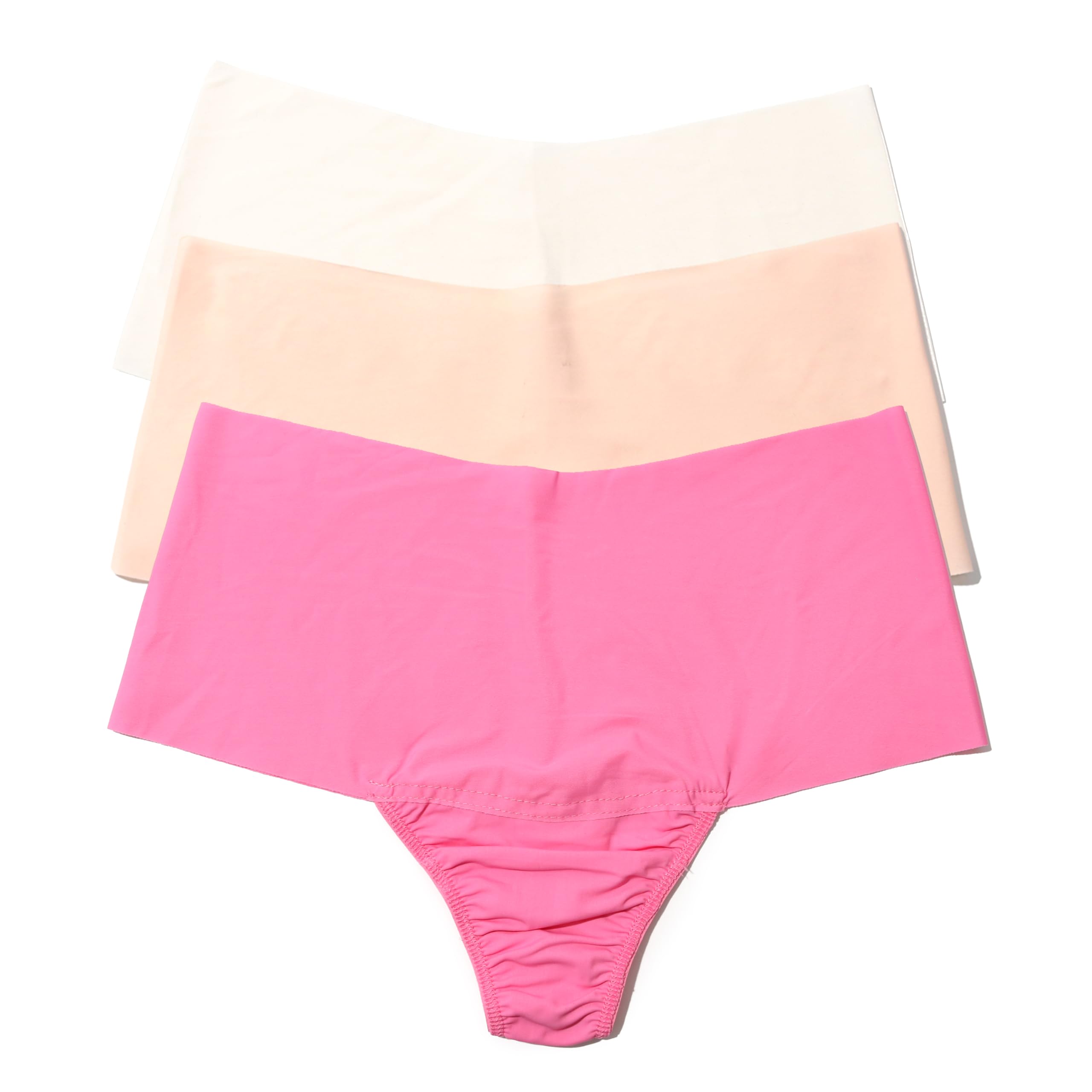 Hanky Panky - BreatheSoft Lot de 3 Strings Taille Haute pour Femme | sous-vêtements tricotés en Microfibre | Tailles (XS-XL), Lot de 3