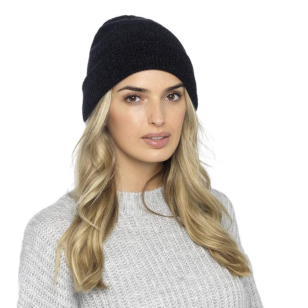 Undercover Ladies Chenille Hat GL858 Black