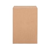 Small Natural Kraft Paper Merchandise Shopping Bags - 6¼ W x 9¼ H - Case of 1000 - Perfect for Greeting Cards, Gifts, Candy, Crafts, Party Favors, Jewelry, Merchandise
