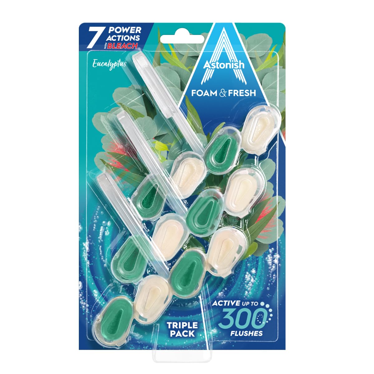 Astonish Foam & Fresh Eucalyptus 3 x 48g