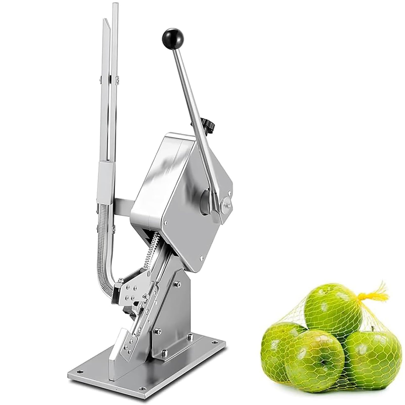 Adtzpc Sausage Clipper Clipping Machine, Manual U-Shape Commercial Sealing Food Plastic Sealer With Reset Spring and Tightness Adjustment Switch Design, for Supermarket, Sausage Knotter