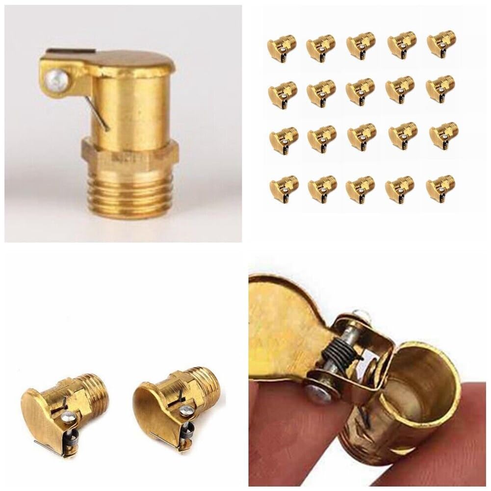 Oliatore a molla M6 x 1 mm in ottone 20 pezzi per Hit Miss Engine