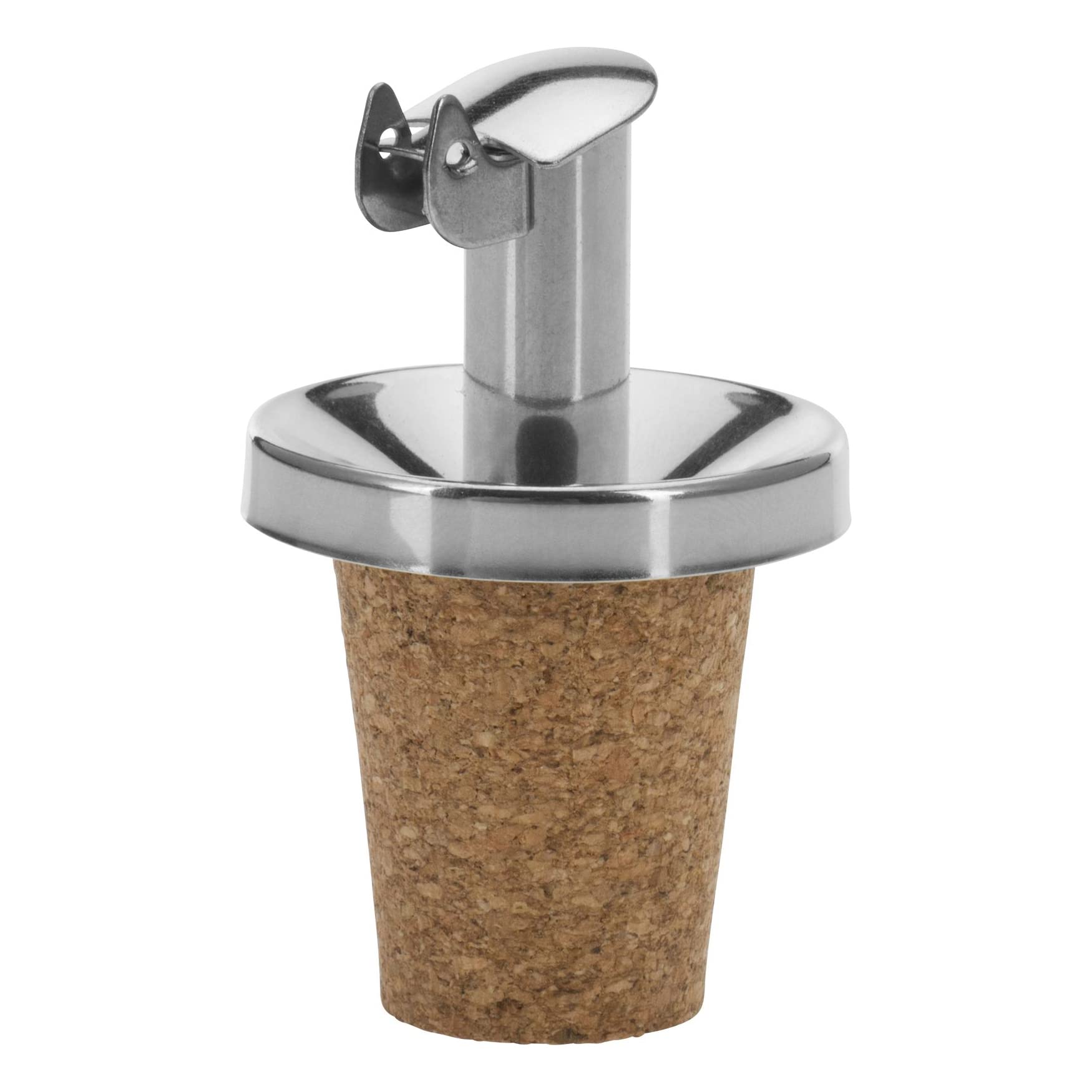 Westmark 47902180 Boquilla Vinagre de Especial, Corcho y Acero Inoxidable, Multicolor, 6,7 x 3,2 x 2,5 cm