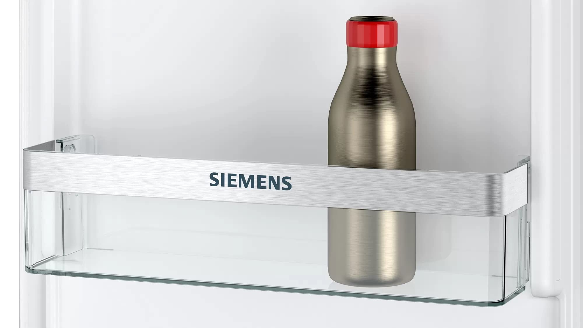 Siemens KI86VVSE0 iQ300 - Frigorífico y congelador empotrable, fabricado en Alemania, 229 kWh por año, 183 L, sistema de frescor HyperFresh, menos formación de hielo, iluminación interior LED, bigBox