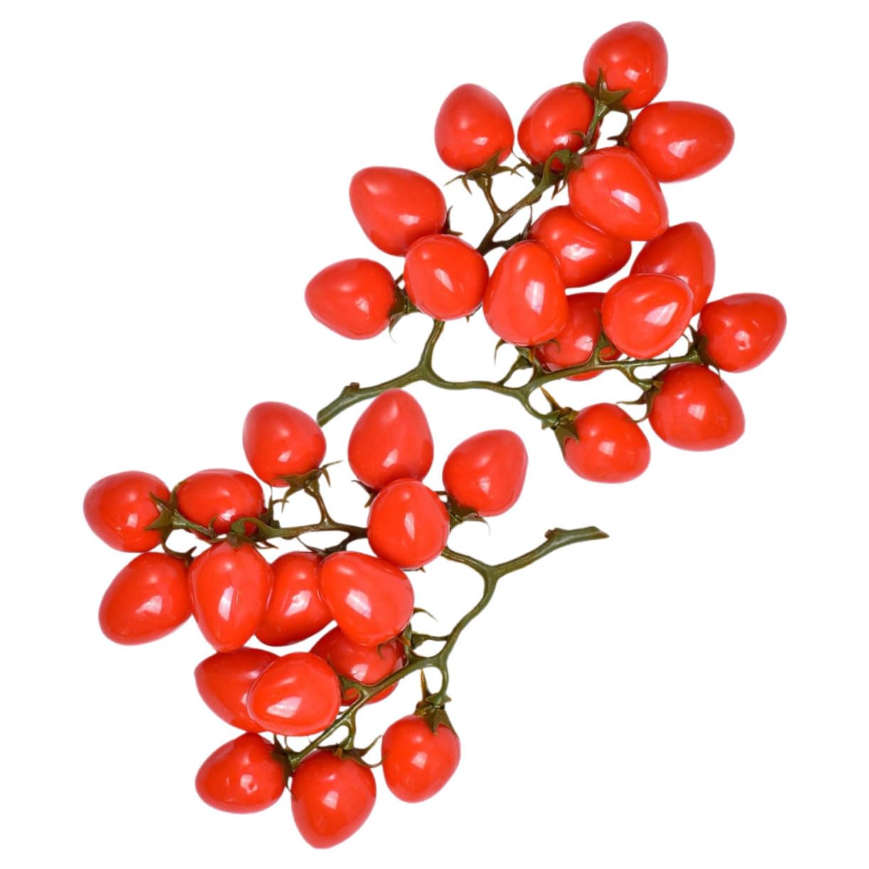 Alipis 10 STK Nachahmung Tomate Partydekoration Mit Früchten Künstliche Tomaten Realistische Tomaten Zeigen Sie Gemüse-Requisiten An Simulationsfrucht Realistisches Gemüse Rot Schaum