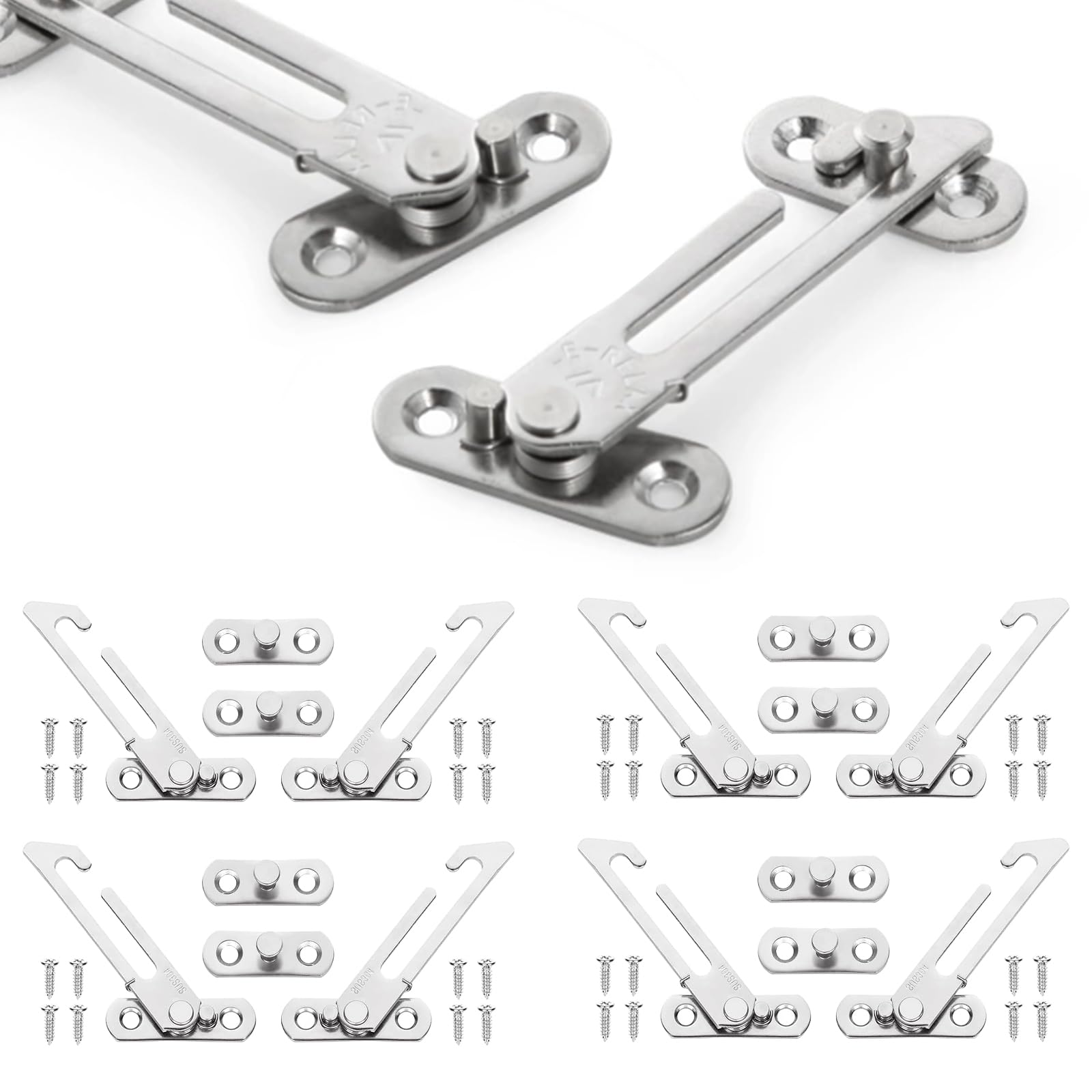 8 PCS Window Restrictors Locks