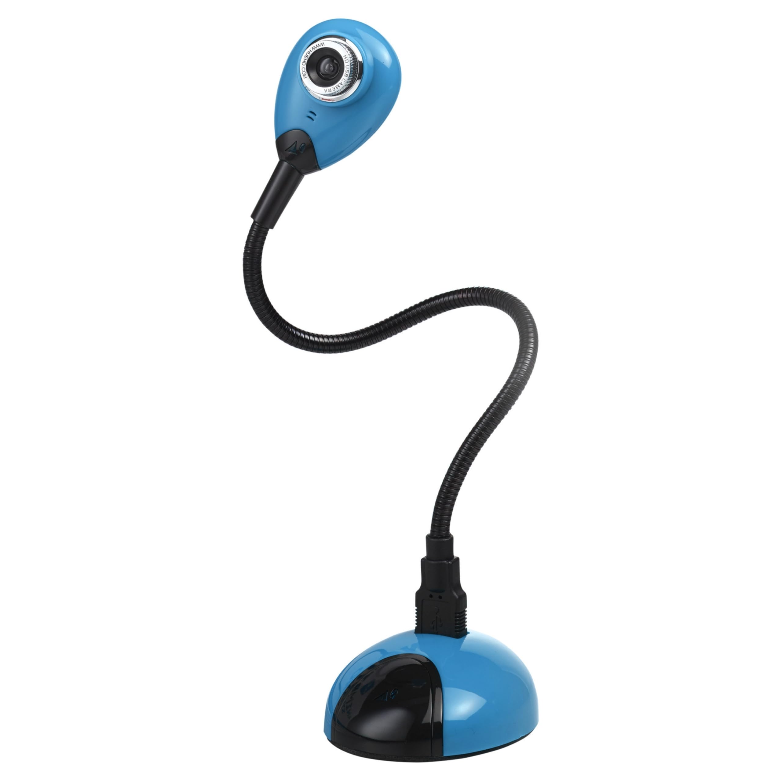 HUE HD Tragbare USB-Visualisierer/Dokumentenkamera für Unterricht und Klassenzimmer, Videokonferenzen, Webcam für Live-Streaming (Full HD 1080p Flexible Kamera) (Blau)
