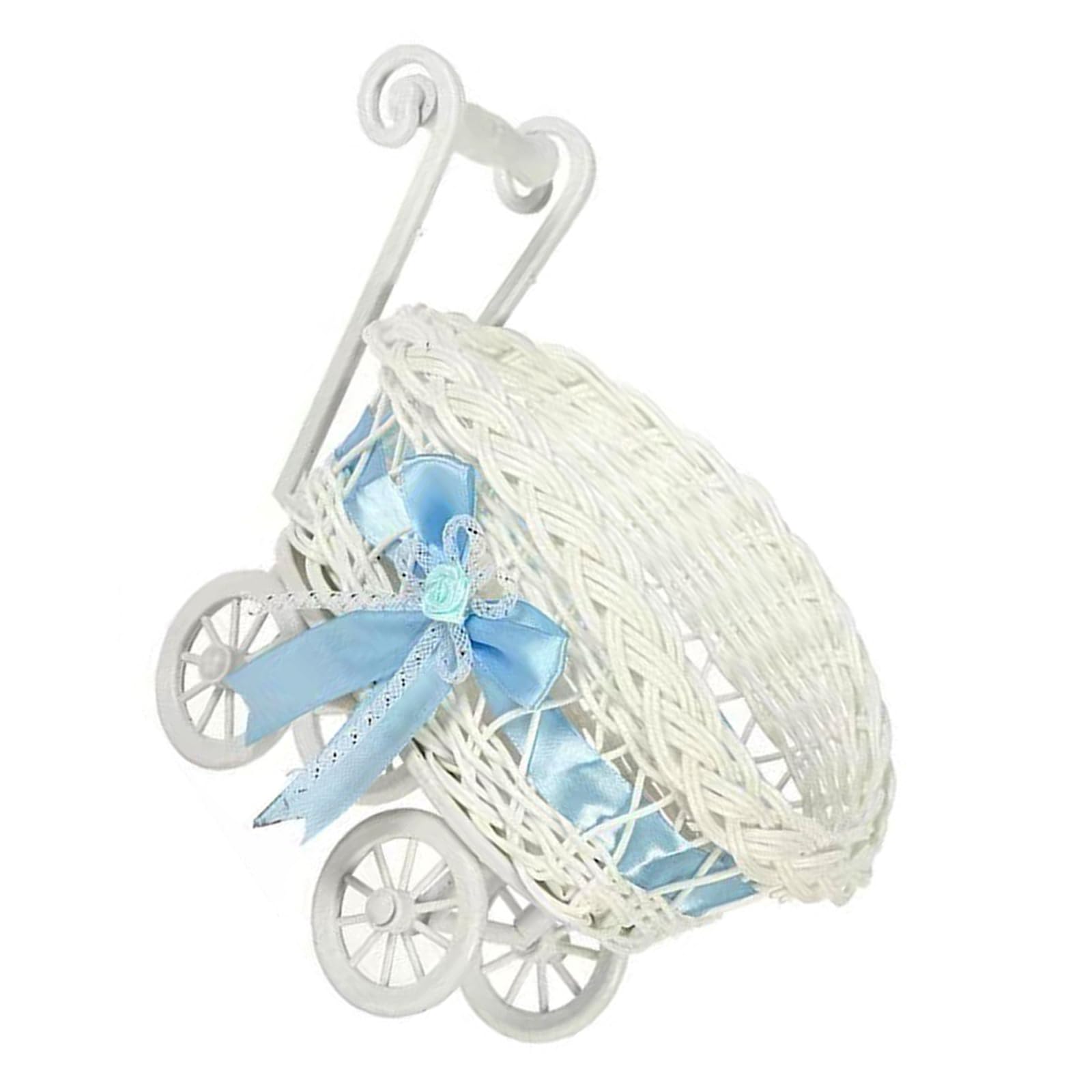 Msioytog Candy Holder Basket for Birthdays and Celebration Snacks Storage Container with Handle Decoration Candy Container