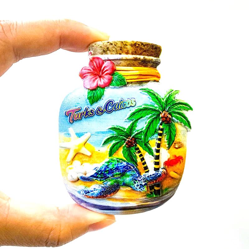 Imán Decorativo Pineapple de Playa Tropical 4 pulgadas
